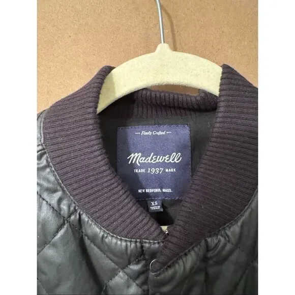 Bomber Jacket, Quilted Canvas, Madewell - Picture 4 of 11